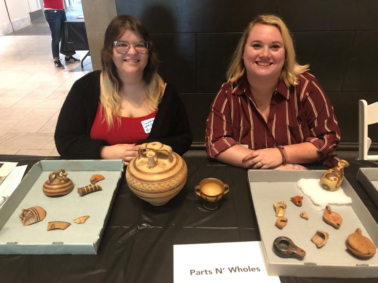 Students work event at local museum