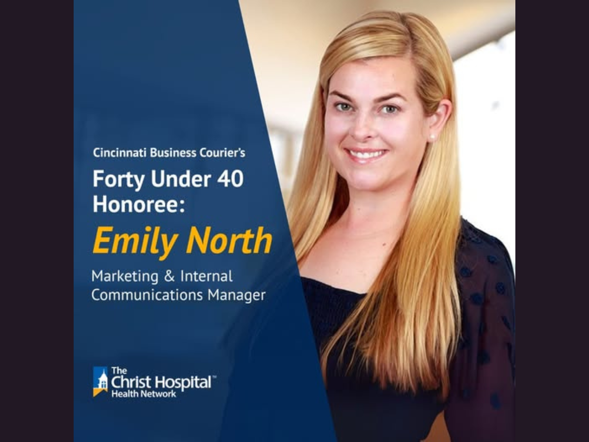 Untitled design - 1 Emily North headshot with 40 under 40 title