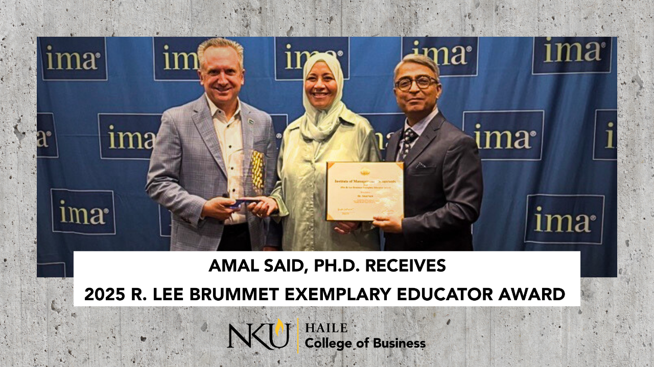 Amal Said, Ph.D. Receives 2025 R. Lee Brummet Exemplary Educator Award