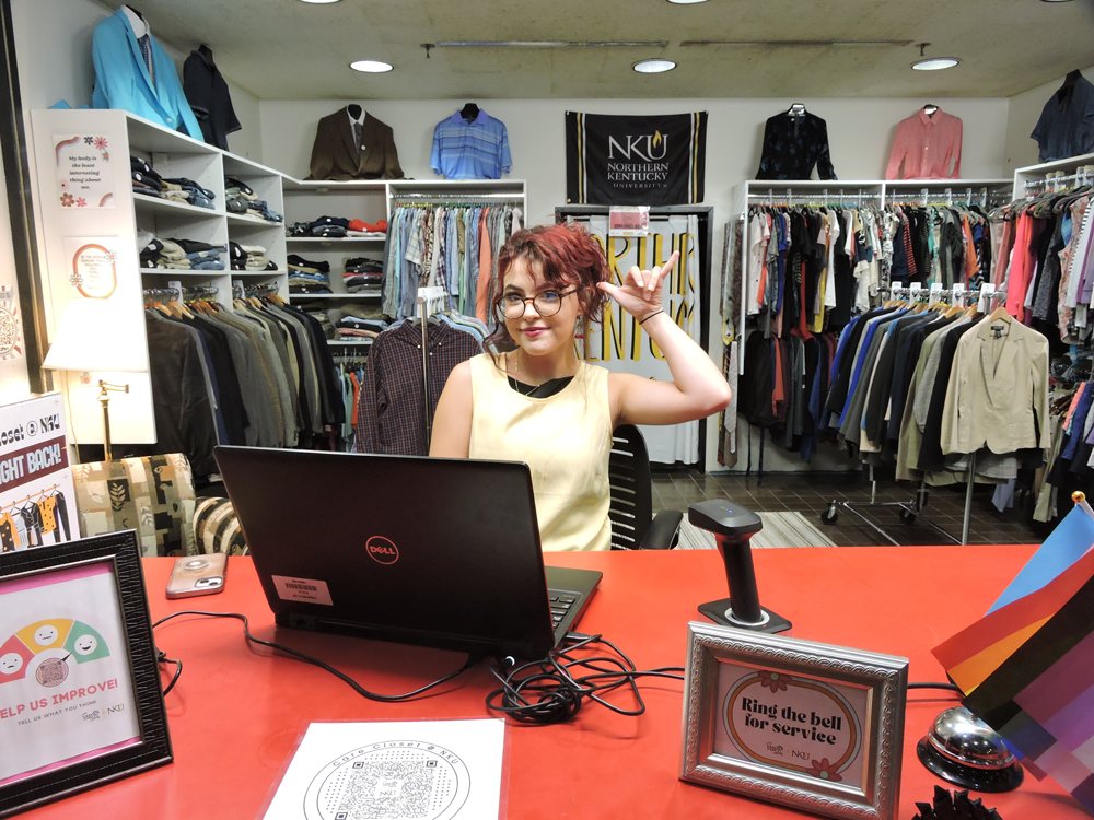 Student worker at Care Closet @ NKU